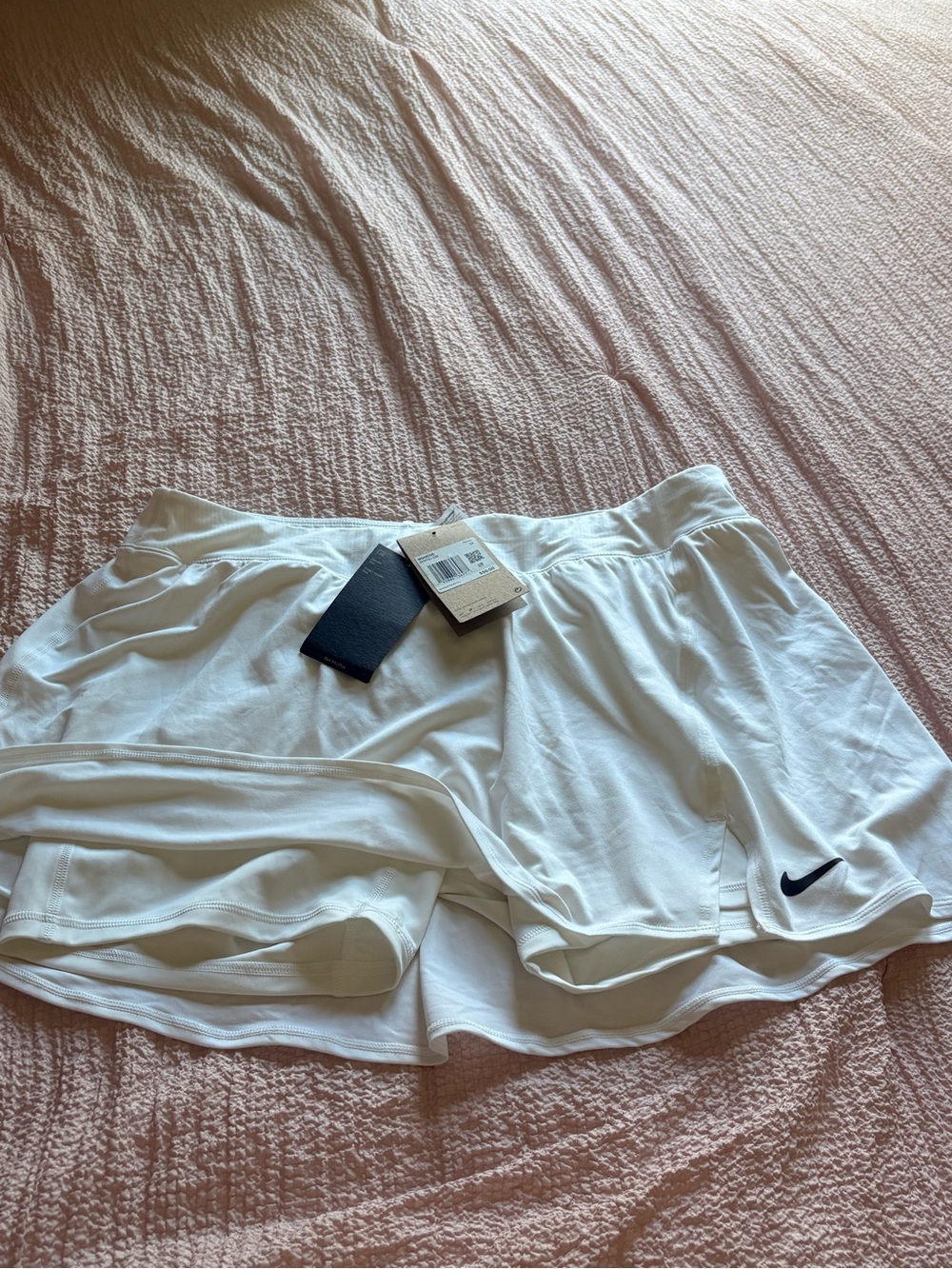 NWT Nike Dri-FIT White Tennis Skirt Skort Built-In Shorts Size 1X